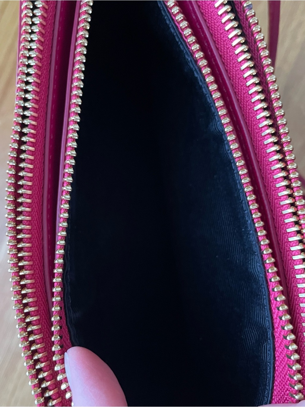 Celine Trio Small Pink Leather Crossbody Bag - Picture 14 of 16